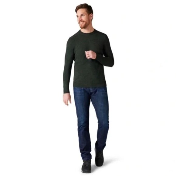 Smartwool Men's Dark Brown Wool Blend Sweater, Size Large - Picture 1 of 10